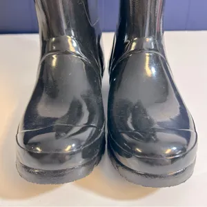 Hunter Women’s Original Tall Gloss Rain Boots in‎ Black Size 7 thumbnail 3