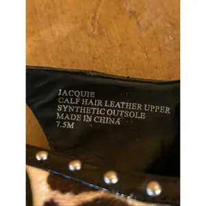WHITE HOUSE BLACK MARKET Jacquie Calf Hair Leather Sz 7.5M Slingbacks thumbnail 9