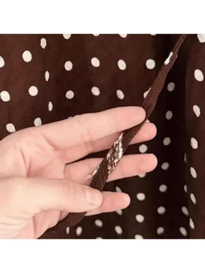 Princess Polly Nellie Polka Dot Minidress in Brown Polka thumbnail 5