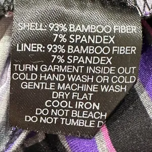 I AM GIA Carrie Cutout Flared Pants Striped Purple Size XS Party Emo Rock Rave thumbnail 8