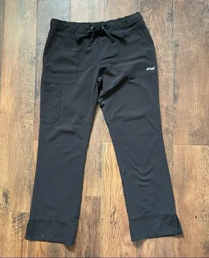 GREY’S ANATOMY black scrubs-drawstring pants thumbnail 1