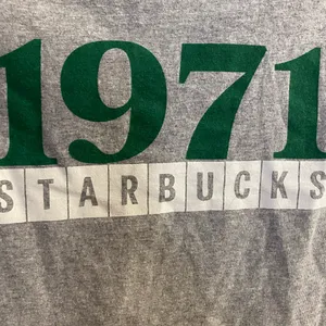 Starbucks Gray T Shirt S 32” Small 50th Anniversary 1971 2021 Employee Issued thumbnail 3