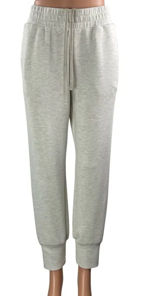 Varley Womens Drawstring Heather Gray High Rise Lounge Jogger Sweat Pants Size S thumbnail 1