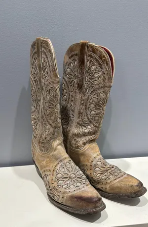 Ferrini Cowboy Boots Brown Size 8.5 thumbnail 3