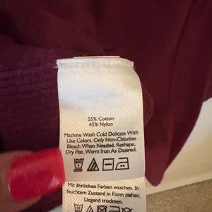 Eddie Bauer Cardigan, Burgundy Preloved, great condition SZ M thumbnail 6
