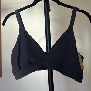 SKIMS Fits‎ Everybody Triangle Bralette Onyx black size 2X NWT thumbnail 4