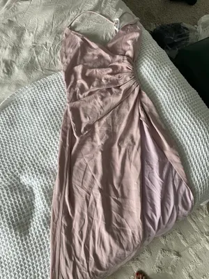 superdown Pink Crossover High Slit Backless Maxi Dress Prom Gown thumbnail 4