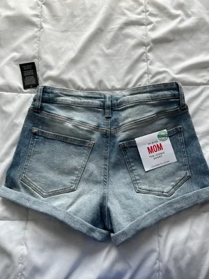 Celebrity Pink Hi-Rise Mom Shorts thumbnail 2