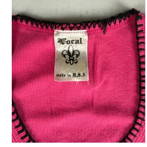 Y2K Vocal Crystal Hot Pink Tank Top - Size XL thumbnail 3