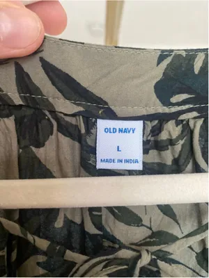 Old Navy Tropical Leaf Shift Dress Sleeveless Resort Coastal Boho Quiet Luxury‎ thumbnail 5