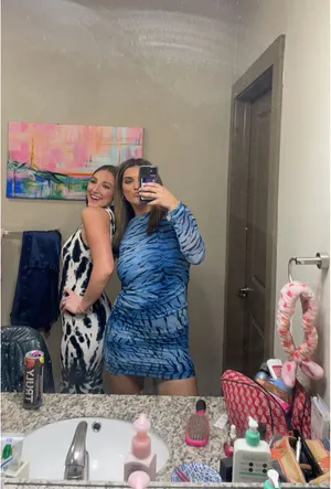 Zara Blue Tiger Print Dress thumbnail 2