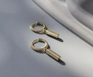 Metal Bar Dangle Drop Earrings for Women thumbnail 2