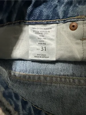 Hidden Jeans High-Rise Light Blue Extra Wide Leg Distressed Jeans thumbnail 5