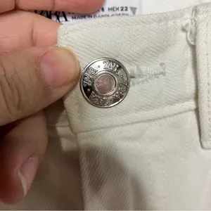 Zara white wide‎ leg jeans size 0 thumbnail 2
