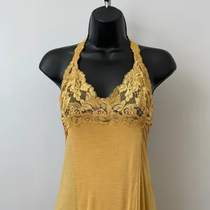 La Perla 2 Luxury‎ Silk Nightgown & Robe Set Lace Halter Maxi Lingerie Italy thumbnail 9