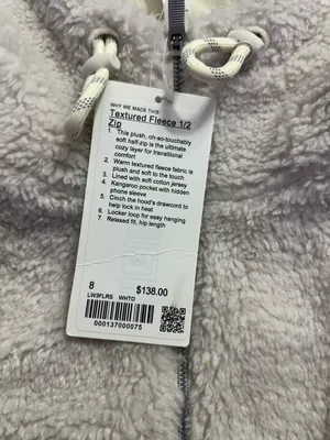 Lululemon Textured Fleece Half-Zip thumbnail 2