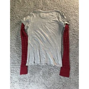 Pressbox Alabama Crimson Tide Women Size XL Shirt Gray Red Long Sleeve thumbnail 3
