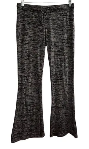Aerie Women's Black Marled Flare Lounge Pants Size‎ M High Rise Soft and Cozy thumbnail 1