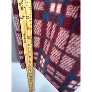 The Great Pajama Pants Womens 1 Burgundy Plaid Plush Fleece Sleepwear Lounge NEW thumbnail 6