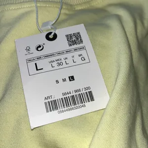 NWT ZARA LIME GREEN RELAXED FIT CROPPED TOP LARGE Butter Yellow thumbnail 8