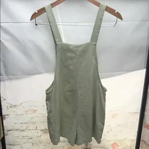 SHEIN Women’s Lightweight Crinkled Cotton Summer Romper Shortalls Cover Up thumbnail 5