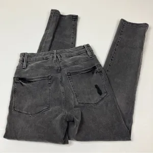 Good American Stone Black 99% Cotton High Waist Skinny Jeans Womens 2/26 thumbnail 6