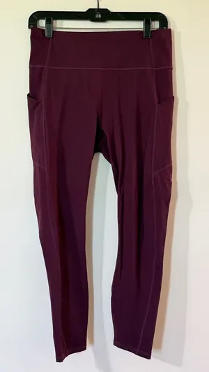 Fabletics Wine High-Rise Pocket Leggings thumbnail 1