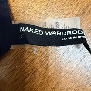 Naked Wardrobe Closed Toe Pantyhose Leggings Black Size Small thumbnail 11