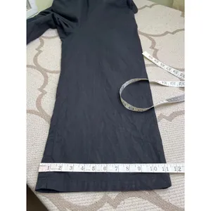 Lucy & Yak Black Linen Blend Jumpsuit Size 2 Wide Leg Cropped Drawstring Waist thumbnail 13