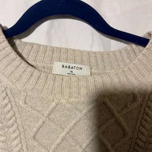 Aritzia Babaton Seek Sweater Cream Cable Knit Sweater thumbnail 2