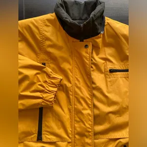 London Fog Mustard Yellow Zipper Lined Jacket Size L (NO HOODIE AVAILABLE)‎ thumbnail 5