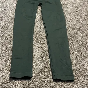 BLANQI Dark‎ Green Women’s Belly Support Maternity Leggings XL thumbnail 3