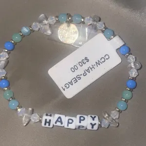 Little Words Project Beaded Bracelets Set Blue thumbnail 4