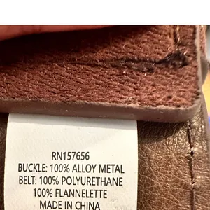 8 Other Reasons Suedette Studded Belt in Brown 43" thumbnail 16
