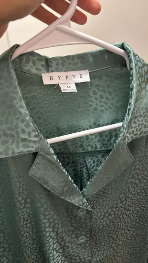HYFVE Green Button Down Dress Shirt thumbnail 3
