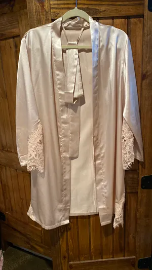Blush Bridesmaids Robe Pink Size M thumbnail 2