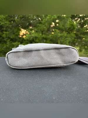 Travelon Anti-Theft Heritage Small Crossbody Bag Grey Canvas RFID blocking thumbnail 7