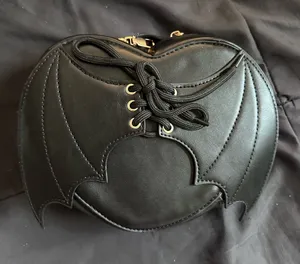 Black Bat Wing Crossbody Bag - Unbranded thumbnail 1