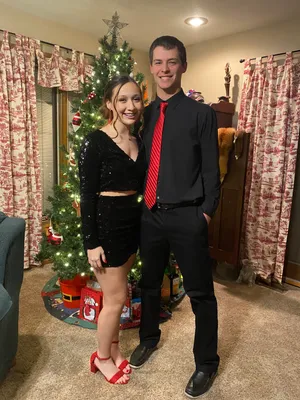 ️Short Formal Dress️ Black thumbnail 2