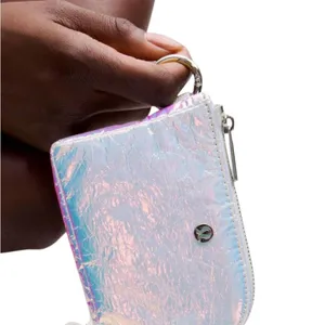 Lululemon Clippable Card Pouch Iridescent Iridescent / Silver Wallet thumbnail 5