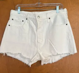 Levi’s 501 Cut-Off Shorts Button Fly Stretch 33 thumbnail 1