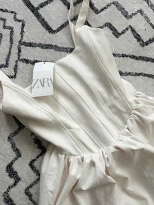 dress mini corset inspired ruffled balloon bodycon summer cocktail wedding thumbnail 17