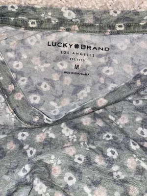 Lucky Brand Short Sleeve Shirt Size M thumbnail 3