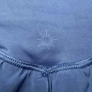 OFFLINE by Aerie Real Me Ruffle Flirty Short Blue Tiered Athletic XS Pickleball thumbnail 10