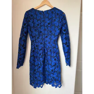 Dress the Population Katherine Long Sleeve Lace Mini Dress Size XS thumbnail 2