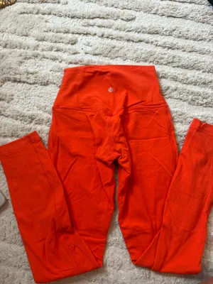 Orange Lululemon Align Leggings 25" thumbnail 2