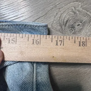 Kancan‎ High Rise Wide Leg Jeans Light Wash Frayed Hem KC7847M Womens 11/29 thumbnail 8