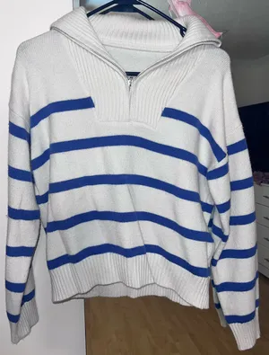 Zip up top White thumbnail 1