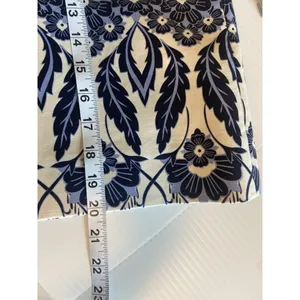J Crew Skirt Size 6 Blue Floral Pencil Cotton‎ Zip Up Office Preppy Party Casual thumbnail 9