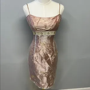 JS Collections Blush Pink Gold‎ Empire Dress Romantic Fairycore Formal Size 14 thumbnail 3